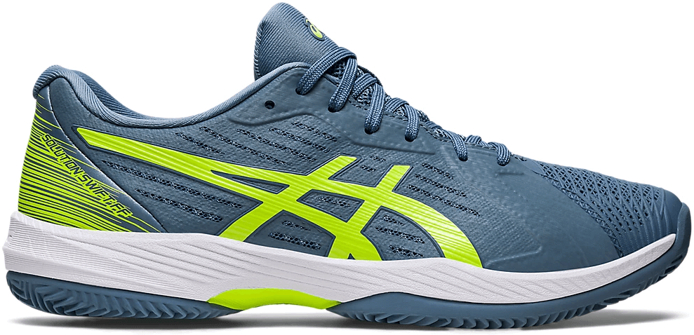 Кроссовки мужские Asics Solution Swift FF Clay Steel Blue/Hazard Green