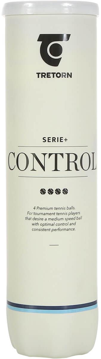 Мячи теннисные Tretorn Serie+ Control (White Can)  4 Balls