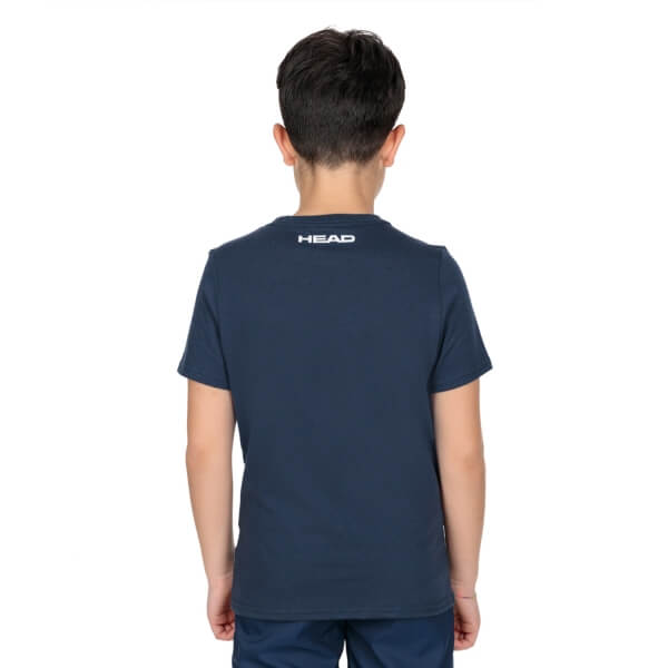 Футболка для мальчиков Head TYPO Dark Blue  816072-DB  su22