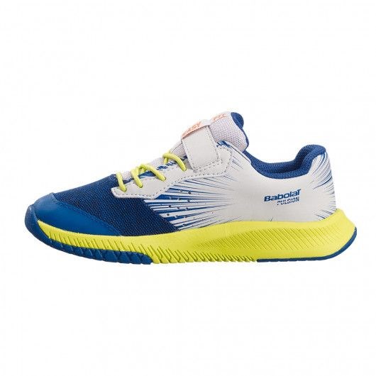 Кроссовки детские Babolat Pulsion All Court Kid Dark Blue/Sulphur Spring