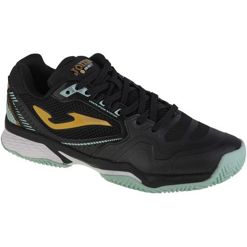 Кроссовки женские Joma T.SET LADY 2201 Clay Black/Sky Blue