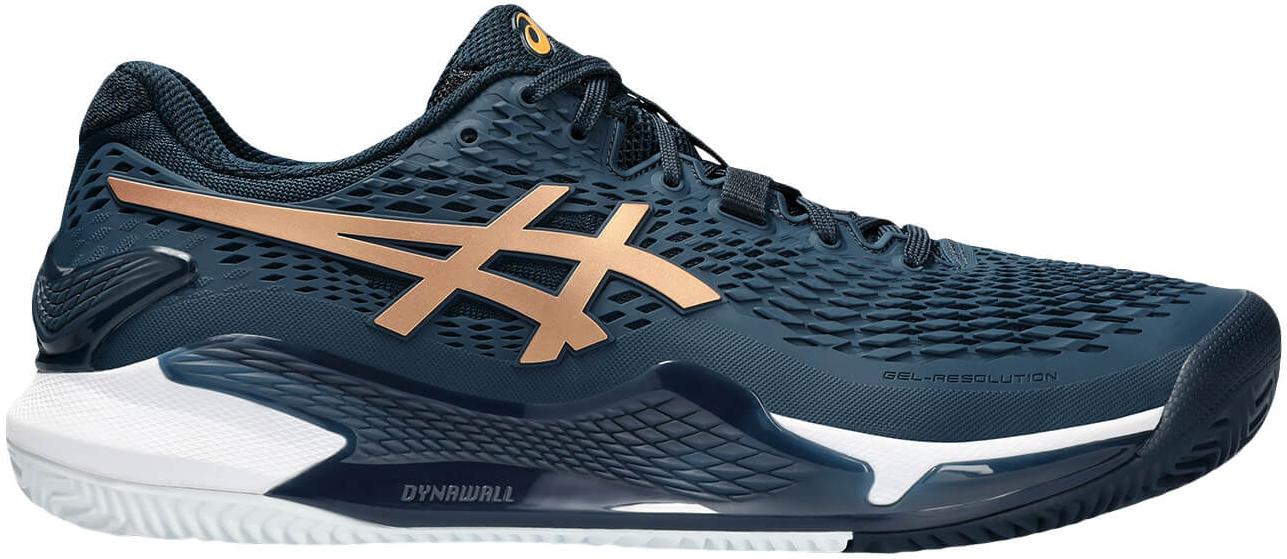 Кроссовки мужские Asics Gel-Resolution 9 Clay French Blue/Pure Gold
