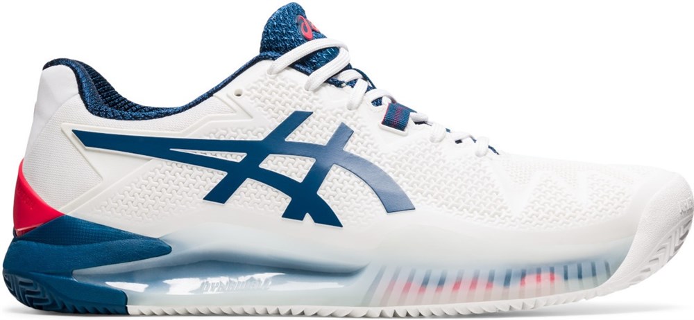 Кроссовки мужские Asics Gel-Resolution 8 Clay White/Mako Blue