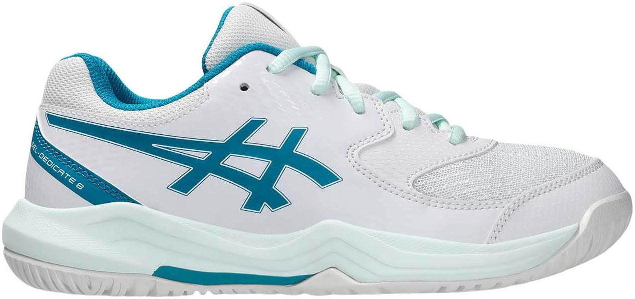 Кроссовки детские Asics Gel-Dedicate 8 GS White/Teal Blue