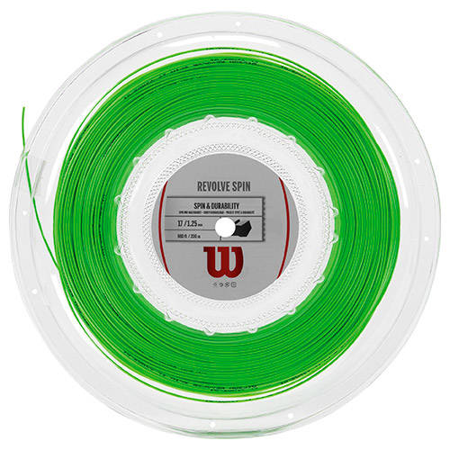Струна теннисная Wilson Revolve Spin Green 1.25 (200 метров)