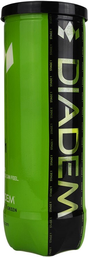 Мячи теннисные Diadem Stage 1 Green 3 Balls