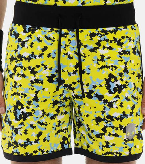 Шорты мужские Hydrogen CAMO PIXEL TECH Yellow Fluo/Multicolor