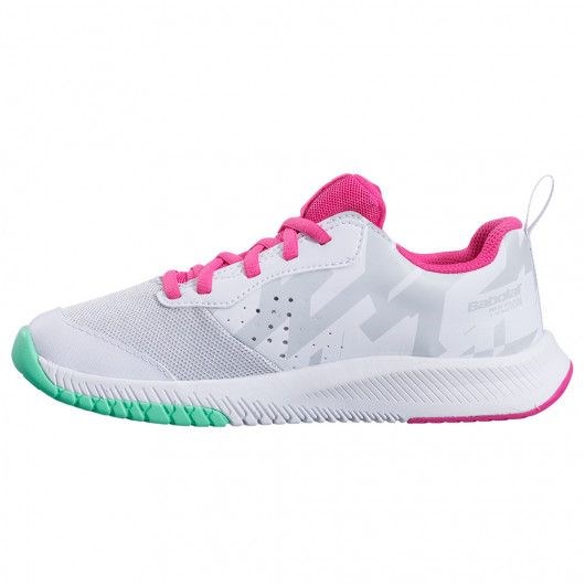 Кроссовки детские Babolat Pulsion All Court White/Red Rose