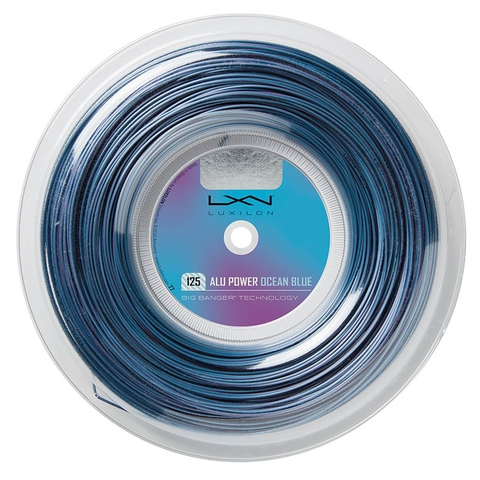 Струна теннисная Luxilon Alu Power Ocean Blue 1.25 (200 метров)