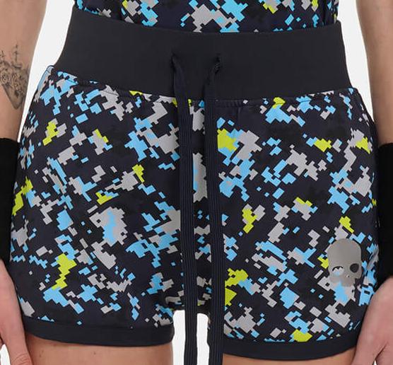 Шорты женские Hydrogen CAMO PIXEL TECH Blue Navy/Multicolor