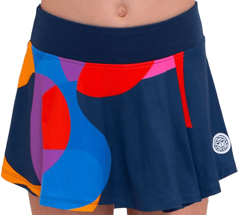 Юбка для девочек Bidi Badu Twiggy Printed Wavy Dark Blue/Mixed