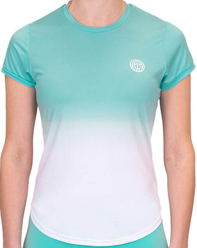 Футболка женская Bidi Badu Crew Gradiant Aqua/White