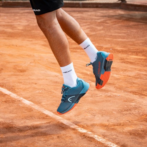 Кроссовки мужские Head Revolt Pro 4.0 Clay Bluestone/Orange