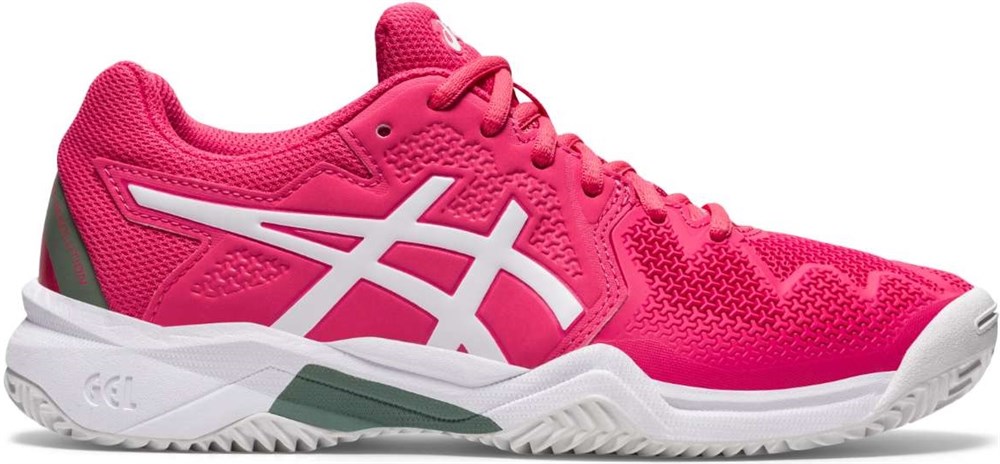 Кроссовки детские Asics Gel-Resolution 8 Clay GS Pink Cameo/White