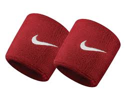 Напульсники Nike короткие Red/White