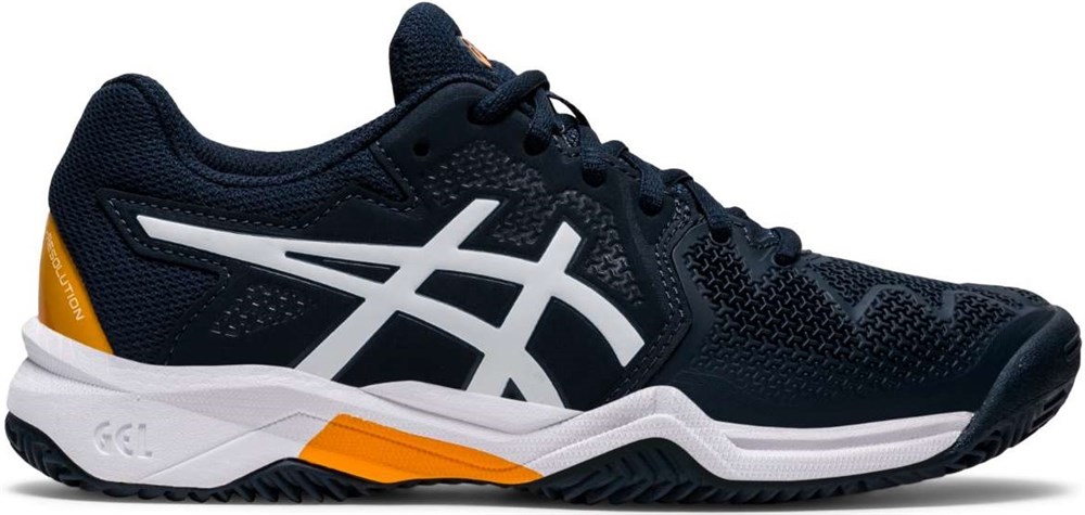 Кроссовки детские Asics Gel-Resolution 8 Clay GS French Blue/White