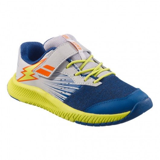Кроссовки детские Babolat Pulsion All Court Kid Dark Blue/Sulphur Spring