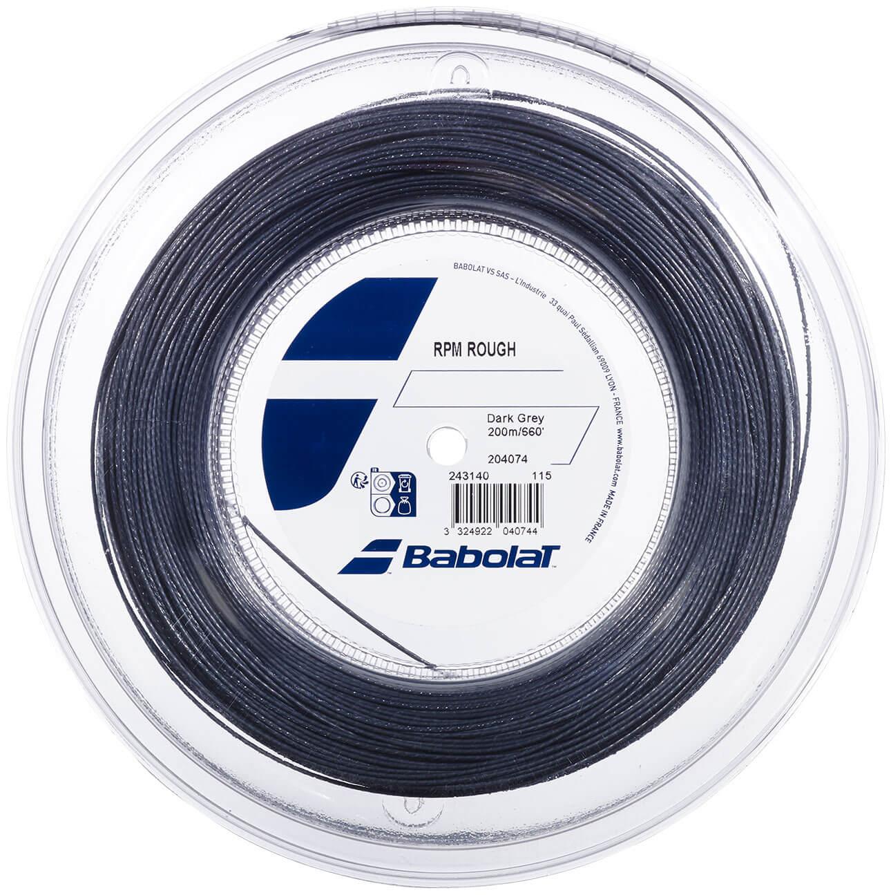 Струна теннисная Babolat RPM Rough Dark Grey 1.25 (200 метров)