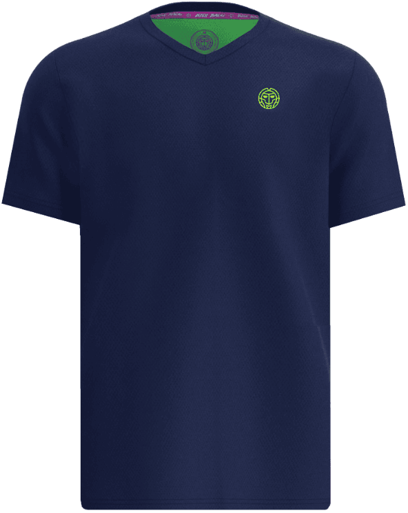 Футболка для мальчиков Bidi Badu Crew Inside Out Dark Blue/Lime