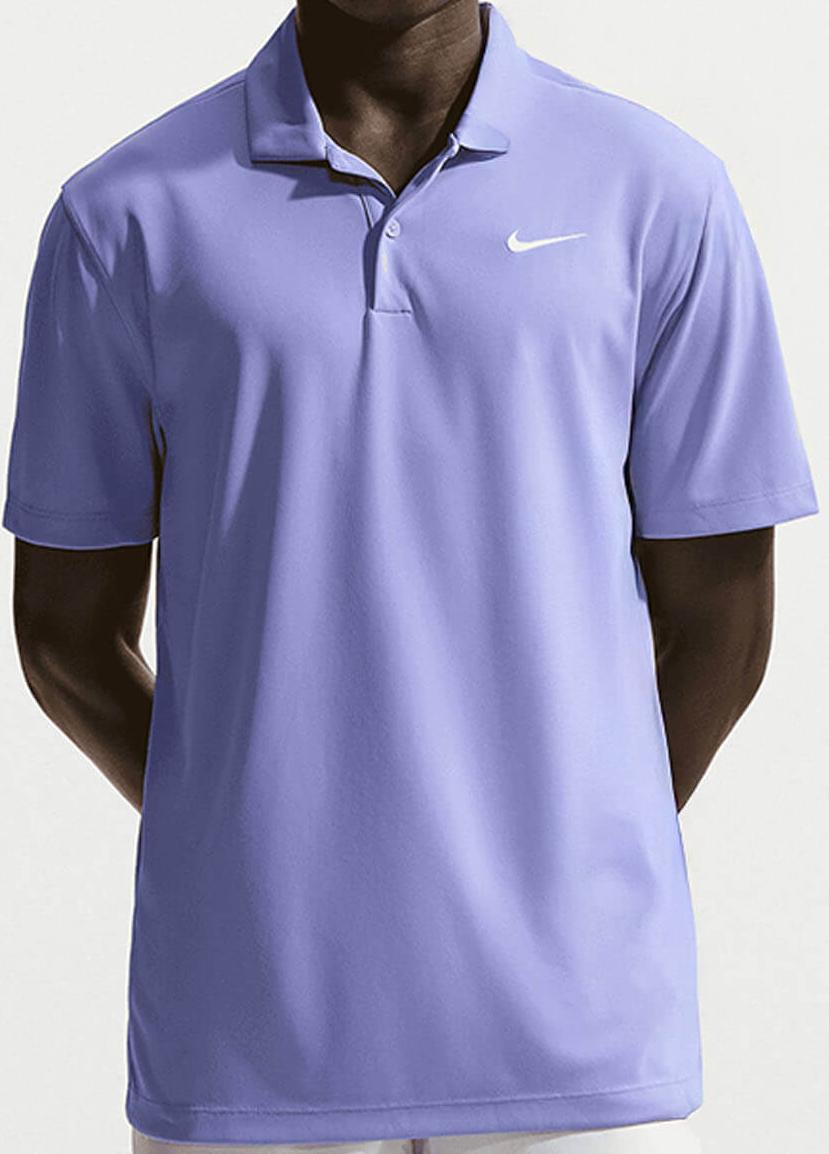 Поло мужское Nike Court Dri-Fit Solid Blue