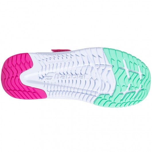 Кроссовки детские Babolat Pulsion All Court Kid White/Red Rose