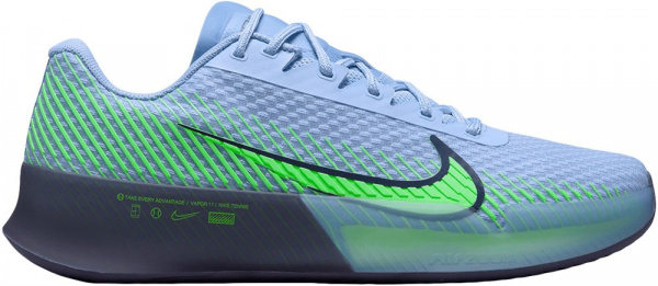 Кроссовки мужские Nike Zoom Vapor 11 Clay Cobalt Bliss/Gridiron/Green Strike/Green Strike