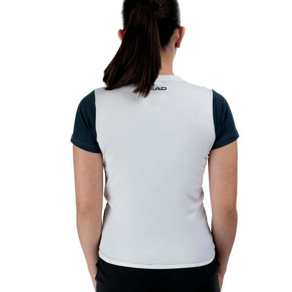 Футболка для девочек Head CLUB 25 Navy/White