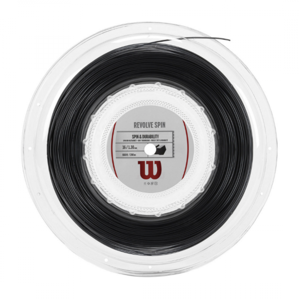 Струна теннисная Wilson Revolve Spin Black 1.30 (200 метров)