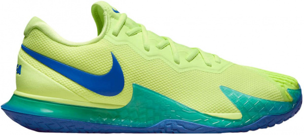 Кроссовки мужские Nike Zoom Vapor Cage 4 Rafa Light Lemon Twist/Game Royal/Light Photo Blue