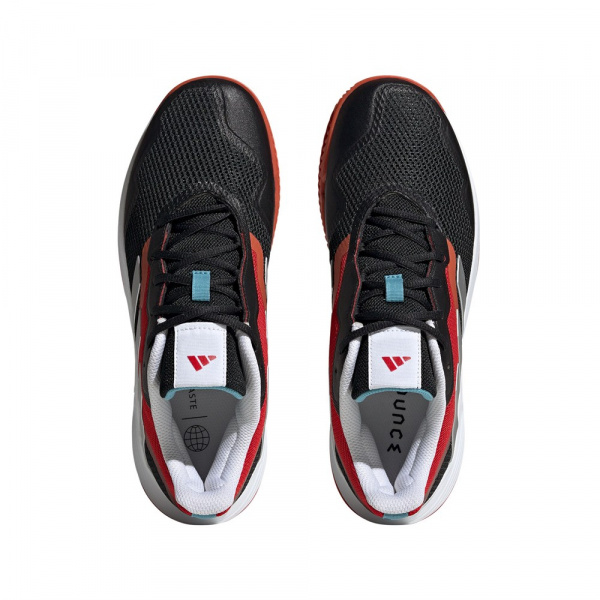 Кроссовки мужские Adidas CourtJam Control Clay  Core Black/Ftwr White/Better Scarlet