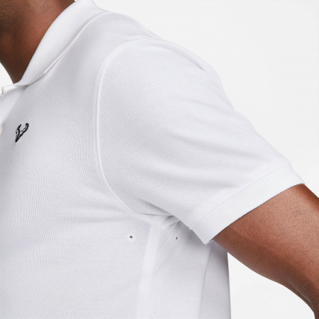 Поло мужское Nike Rafa Slim-Fit White/Black