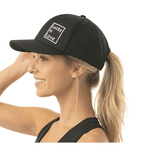 Кепка теннисная Lucky in Love BLK One Size  CH002-001