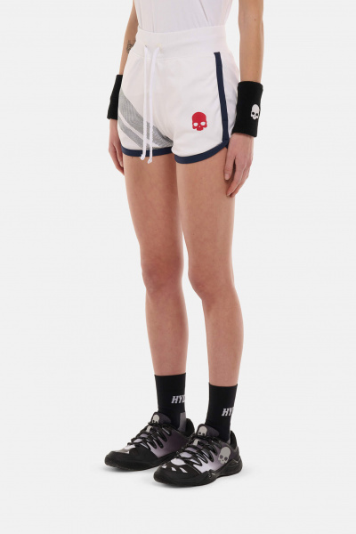 Шорты женские Hydrogen SPORT STRIPES TECH White/Blue Navy