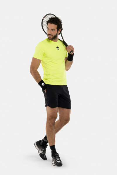 Футболка мужская Hydrogen BASIC Tech Fluo Yellow TT0001-724