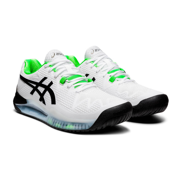 Кроссовки мужские Asics Gel-Resolution 8 White/Green Gecko