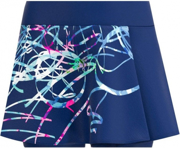 Юбка женская Bidi Badu Decoration Printed Wavy Dark Blue