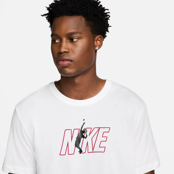 мужская Nike Court Dri-Fit Short Sleeve White