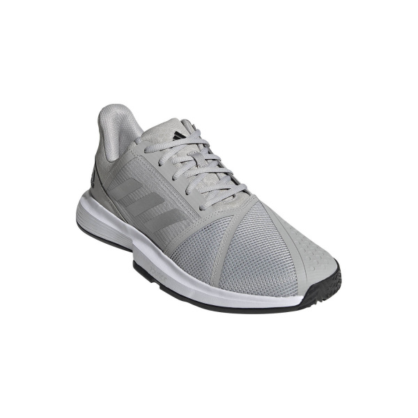 Кроссовки мужские Adidas Courtjam Bounce Grey Two/Silver Metallic/Core Black