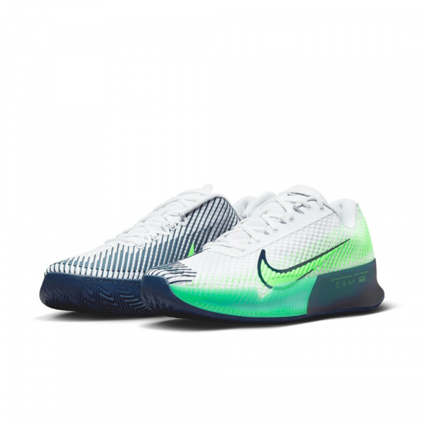 Кроссовки мужские Nike Zoom Vapor 11 Clay White/Green Strike/Midnight Navy
