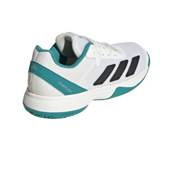 Кроссовки детские Adidas CourtFlash K FTWR White/Pure Teal/Off White