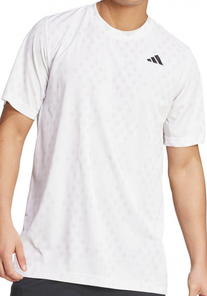 Футболка мужская Adidas Club Climacool Graphic White/Dash Grey