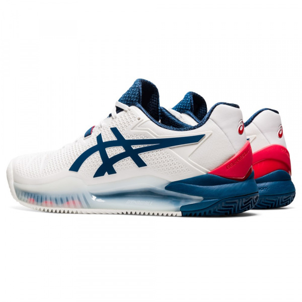 Кроссовки мужские Asics Gel-Resolution 8 Clay White/Mako Blue