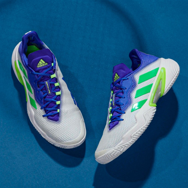 Кроссовки мужские Adidas Barricade Blue/Screaming Green/Sonic Ink