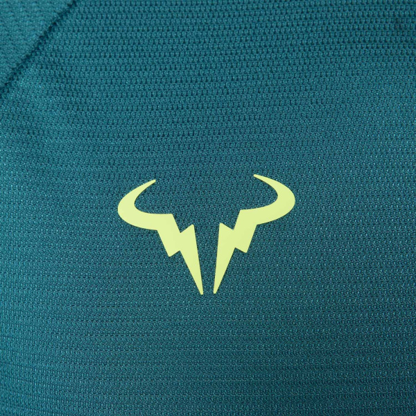 Футболка мужская Nike Dri-Fit Court Turquoise/Yellow  DV2887-381