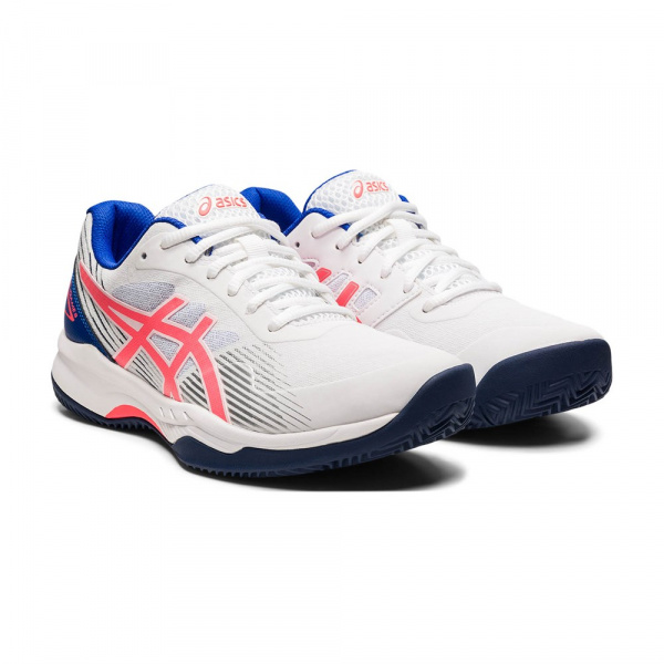 Кроссовки женские Asics Gel-Game 8 Clay White/Blazing Coral