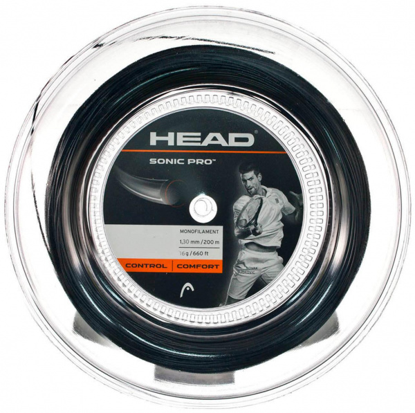 Струна теннисная Head Sonic Pro Black 1.30 (200 метров)