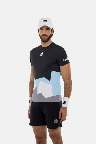 Футболка мужская Hydrogen MountainsTech Blue Navy  DT0005-M11