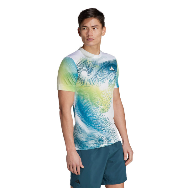 Футболка мужская Adidas PRO TSITSIPAS US SERIES Multi-Coloured