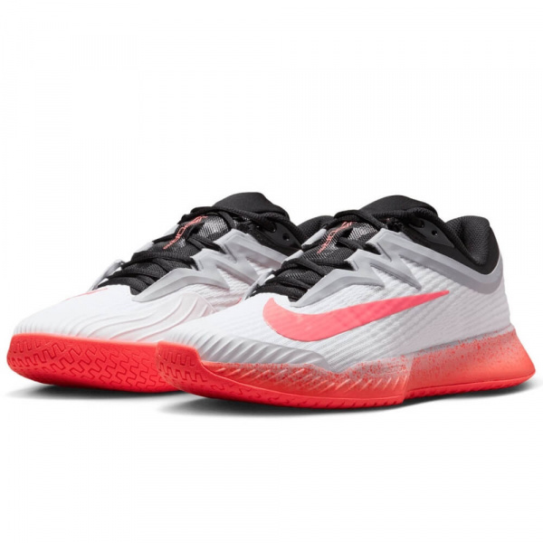 Кроссовки женские Nike Zoom Vapor Pro 3 HC White/Hot Lava/Wolf Grey