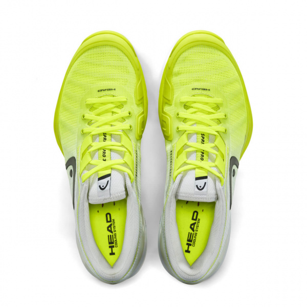 Кроссовки мужские Head Sprint Pro 3.0  Neon Yellow/White